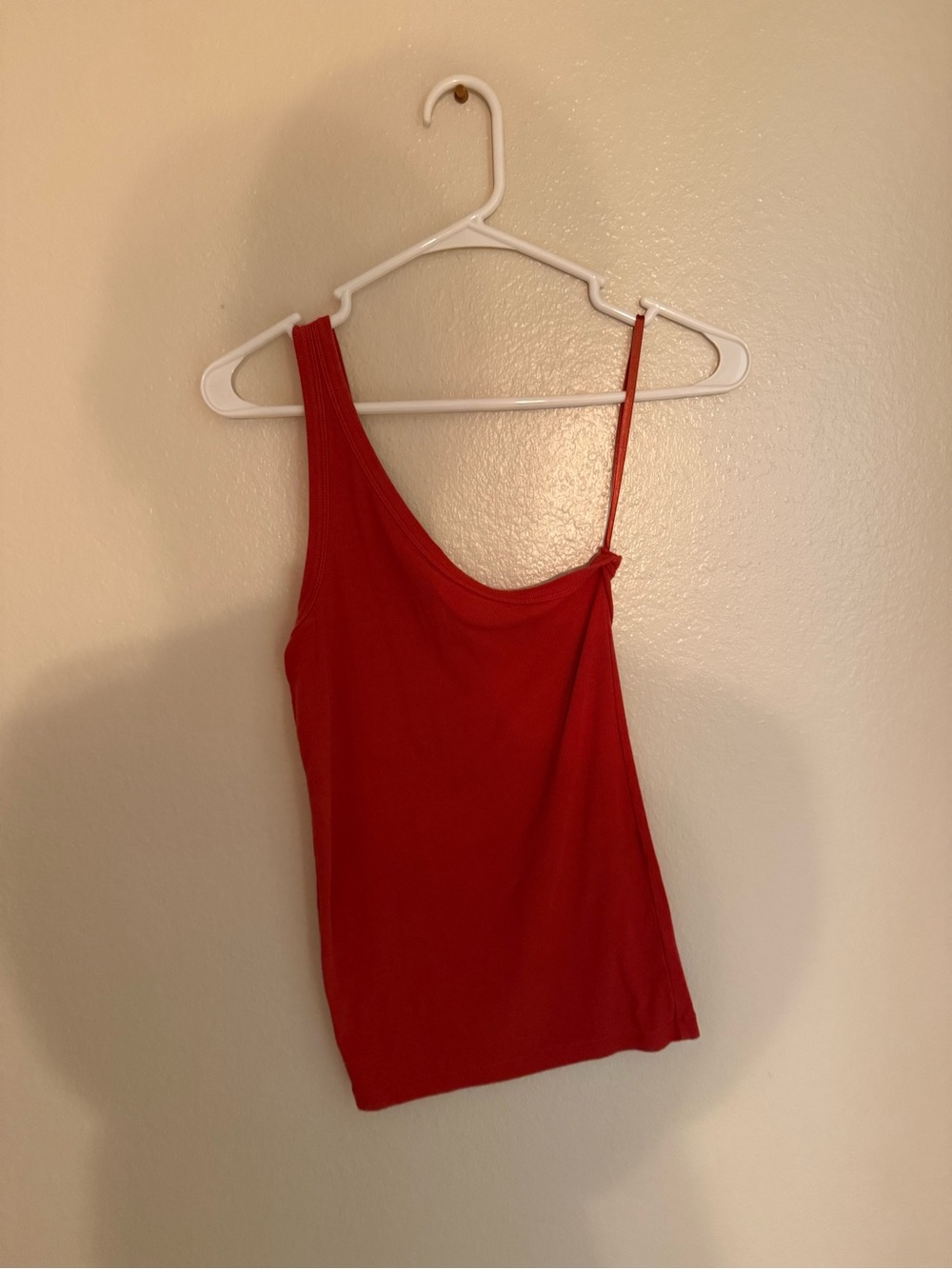 Gap Body Women’s One-Shoulder Red Tank Top